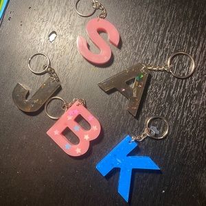 Resin keychains